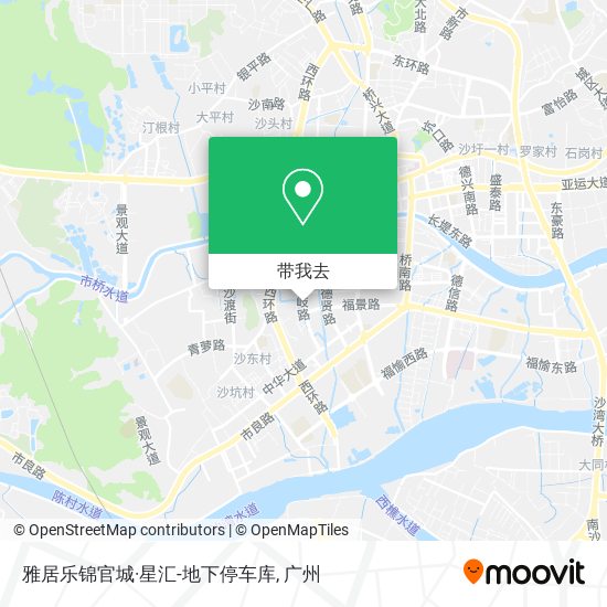 雅居乐锦官城·星汇-地下停车库地图