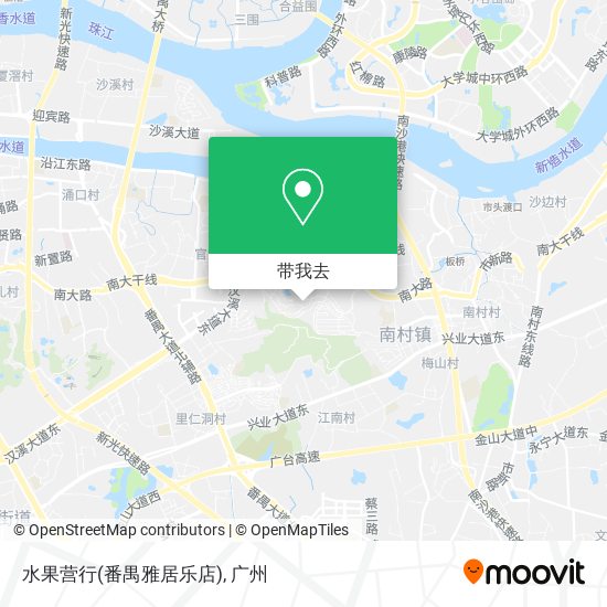 水果营行(番禺雅居乐店)地图