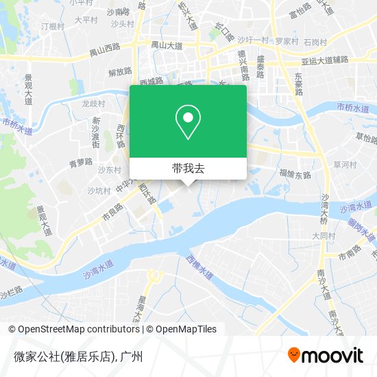 微家公社(雅居乐店)地图