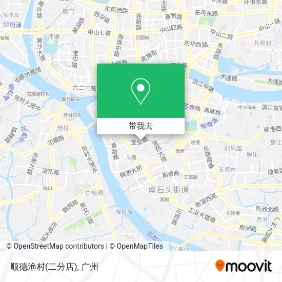 顺德渔村(二分店)地图