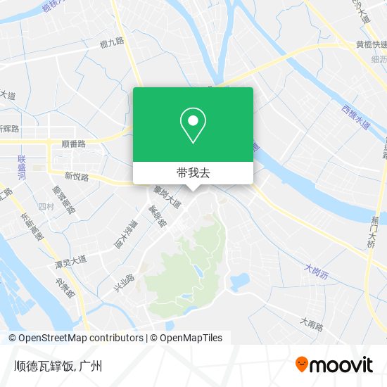顺德瓦罉饭地图
