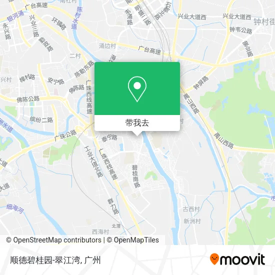 顺德碧桂园-翠江湾地图