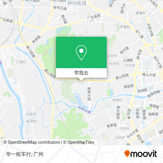 华一租车行地图