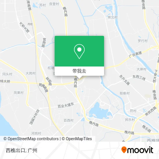 西樵出口地图