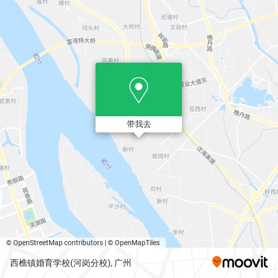 西樵镇婚育学校(河岗分校)地图