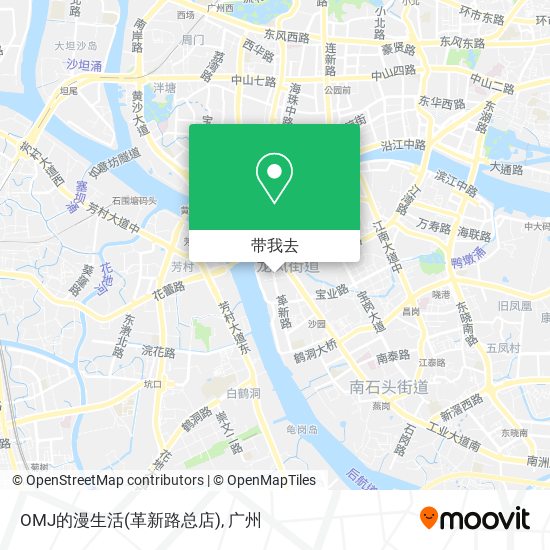 OMJ的漫生活(革新路总店)地图