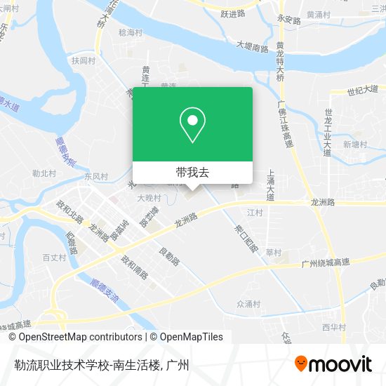 勒流职业技术学校-南生活楼地图