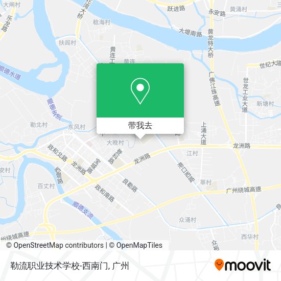 勒流职业技术学校-西南门地图