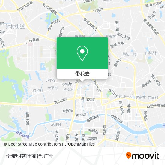 全泰明茶叶商行地图