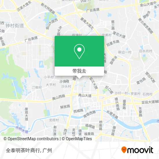 全泰明茶叶商行地图