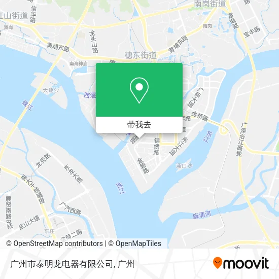 广州市泰明龙电器有限公司地图