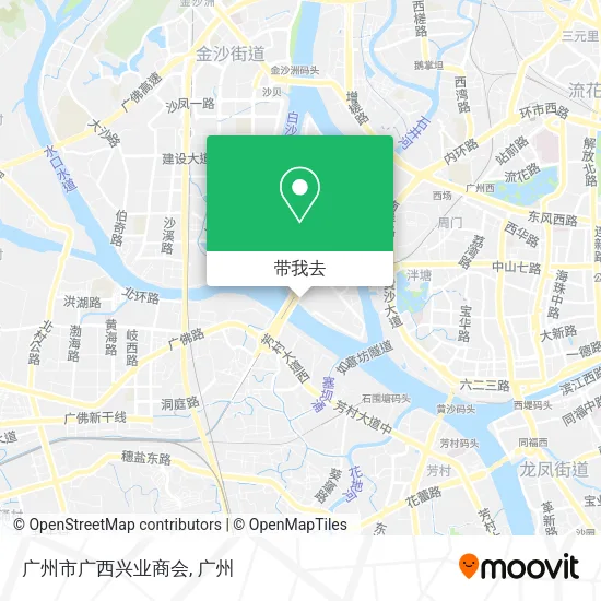 广州市广西兴业商会地图