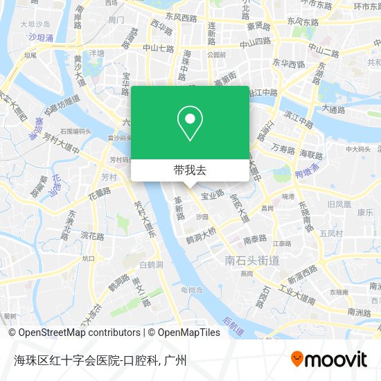 海珠区红十字会医院-口腔科地图