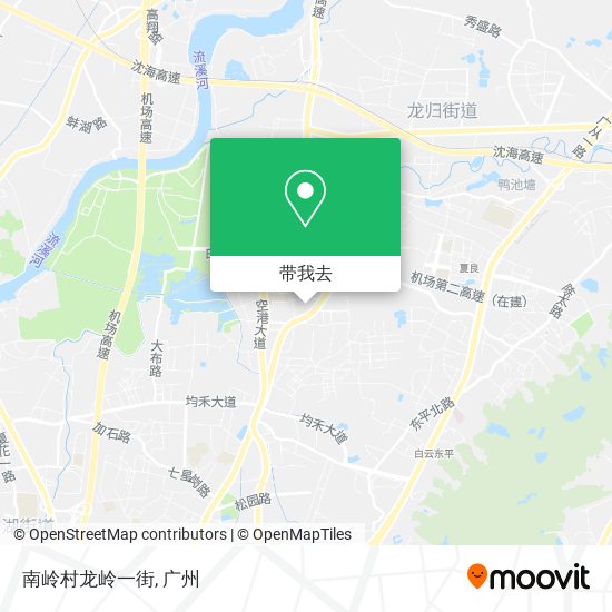南岭村龙岭一街地图