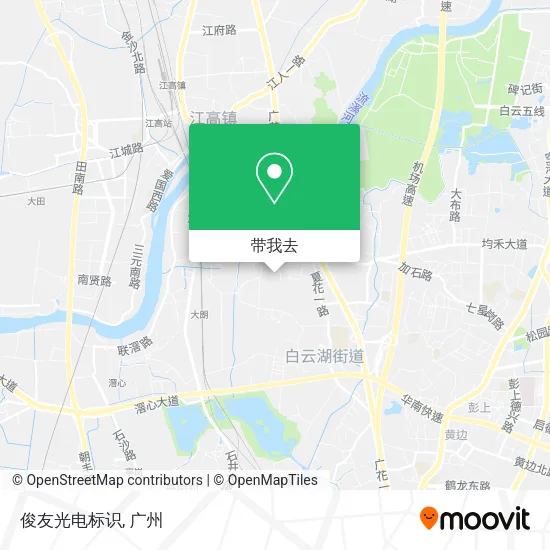 俊友光电标识地图