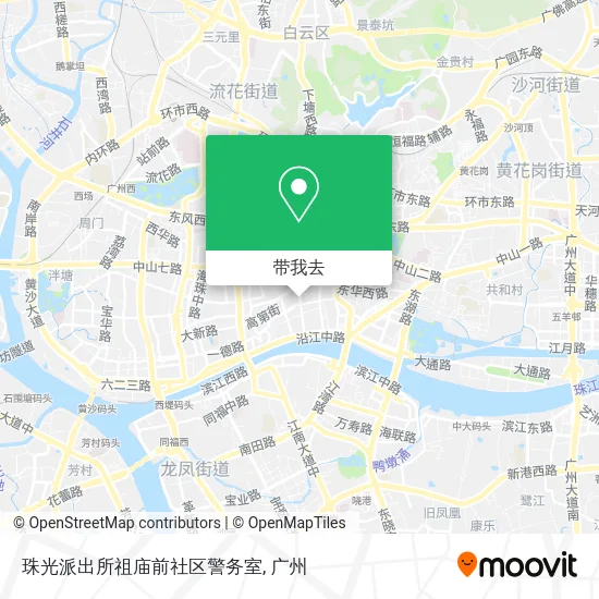 珠光派出所祖庙前社区警务室地图
