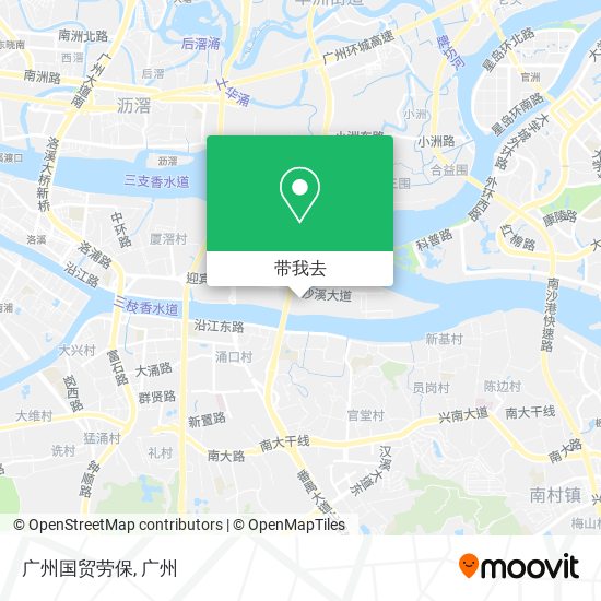 广州国贸劳保地图