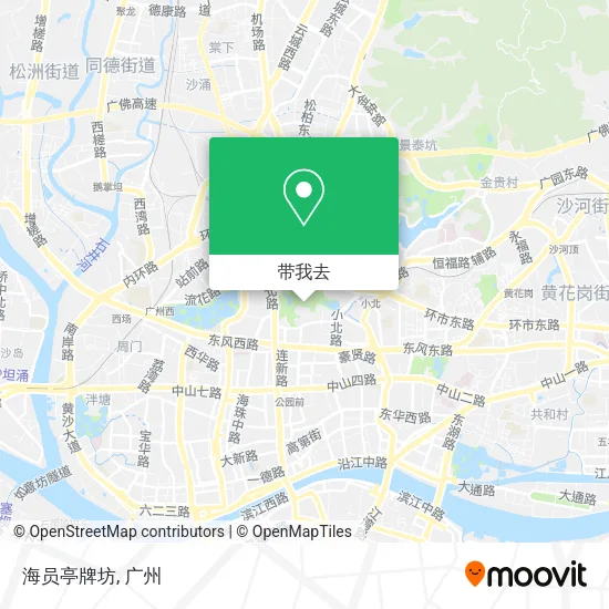 海员亭牌坊地图