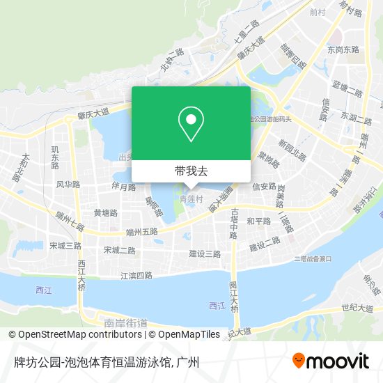 牌坊公园-泡泡体育恒温游泳馆地图
