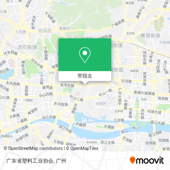 广东省塑料工业协会地图