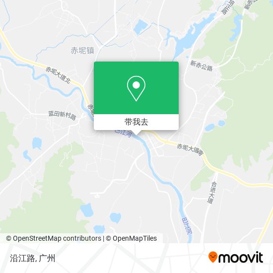 沿江路地图