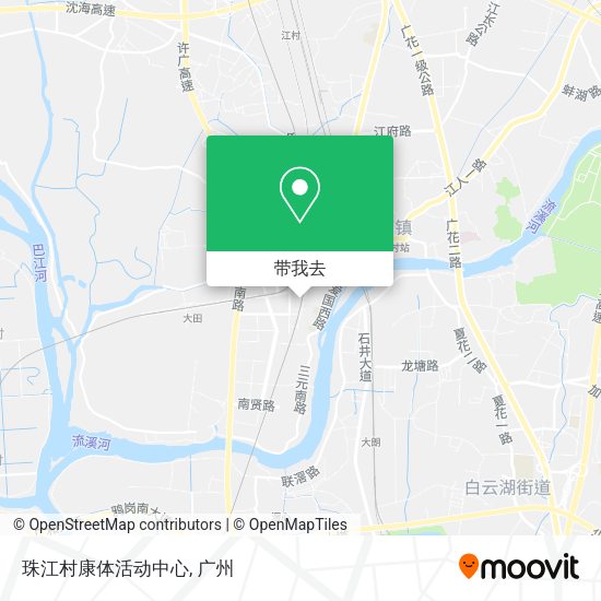 珠江村康体活动中心地图