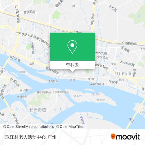 珠江村老人活动中心地图