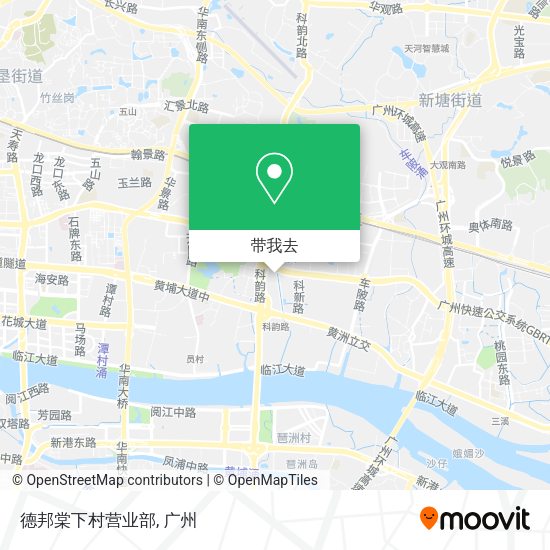 德邦棠下村营业部地图