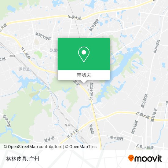 格林皮具地图