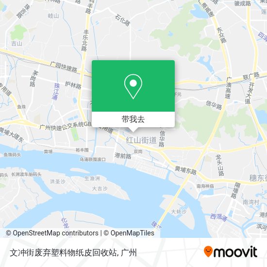 文冲街废弃塑料物纸皮回收站地图