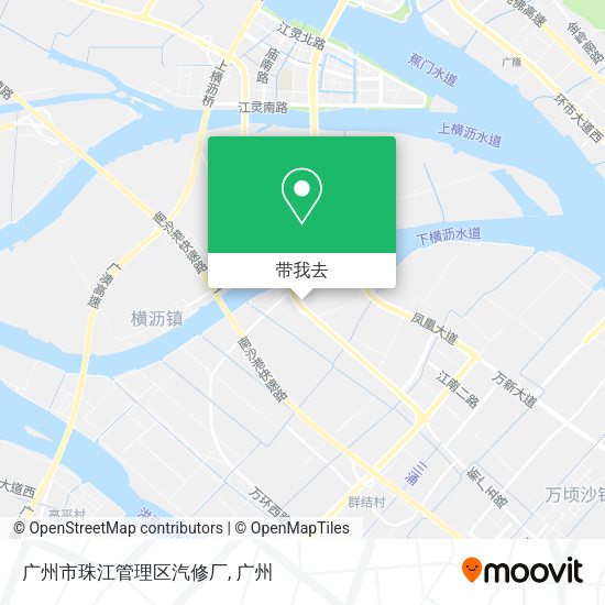 广州市珠江管理区汽修厂地图