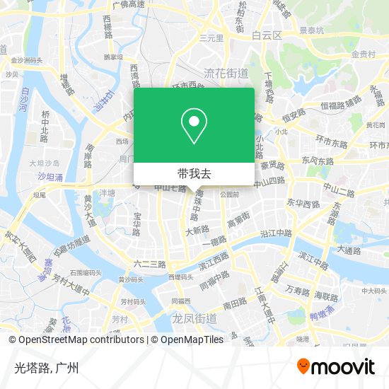 光塔路地图