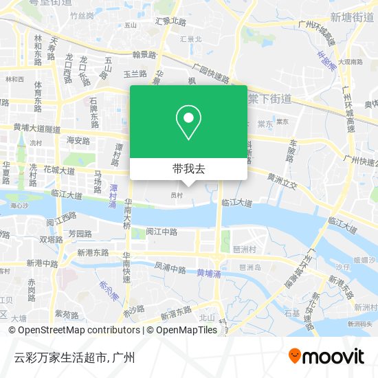 云彩万家生活超市地图