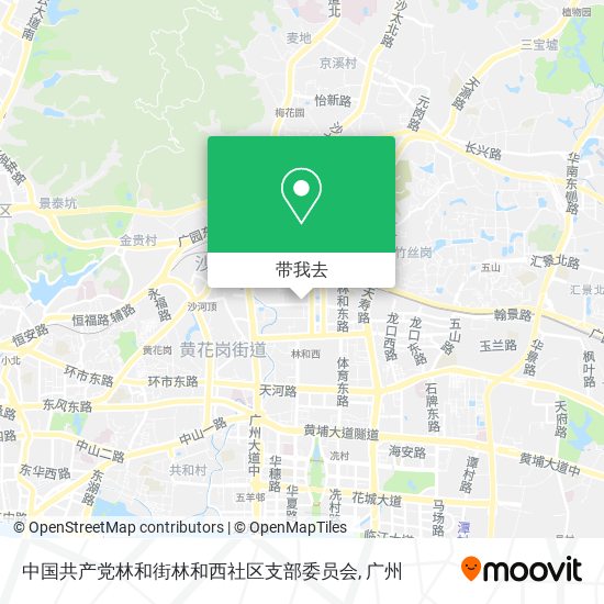中国共产党林和街林和西社区支部委员会地图