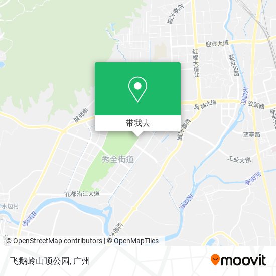 飞鹅岭山顶公园地图