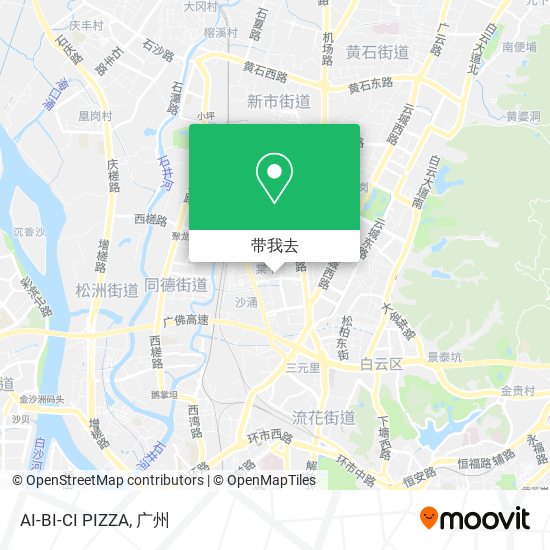 AI-BI-CI PIZZA地图