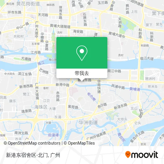 新港东宿舍区-北门地图