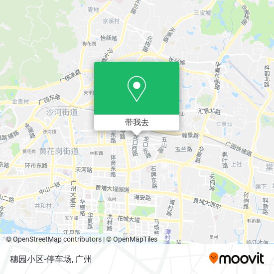 穗园小区-停车场地图