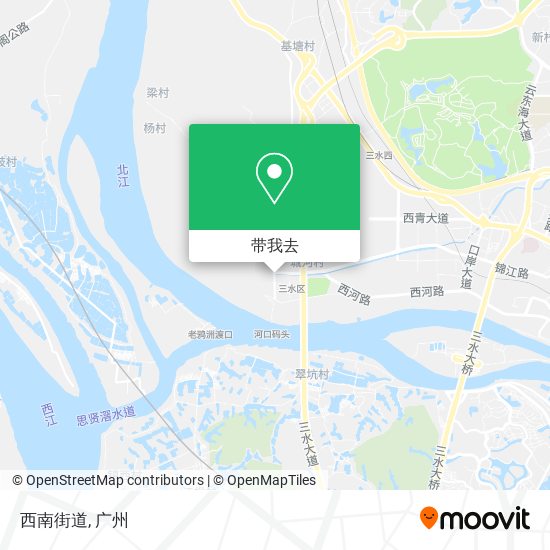 西南街道地图