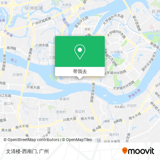 文清楼-西南门地图
