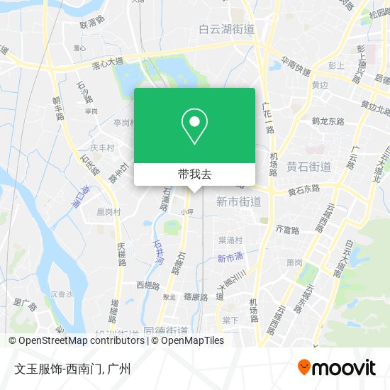 文玉服饰-西南门地图