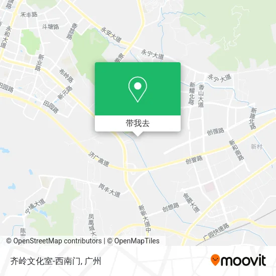 齐岭文化室-西南门地图