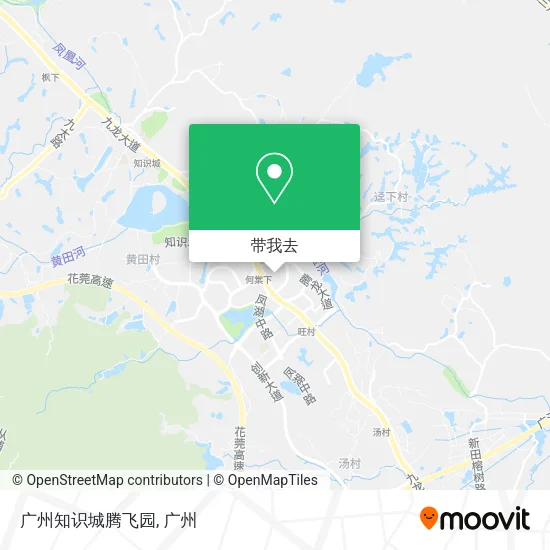 广州知识城腾飞园地图