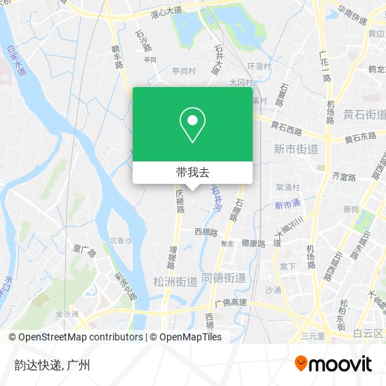 韵达快递地图