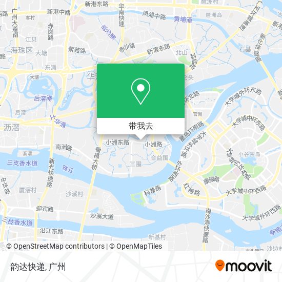 韵达快递地图