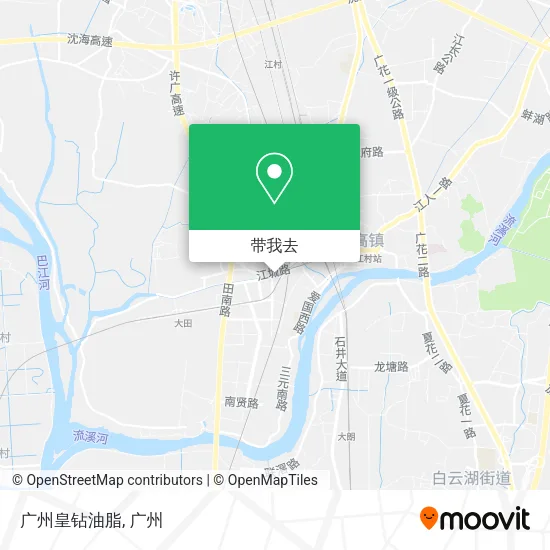 广州皇钻油脂地图