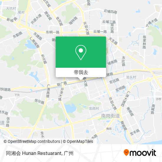同湘会 Hunan Restuarant地图