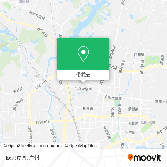 欧思皮具地图
