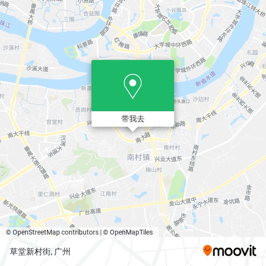 草堂新村街地图