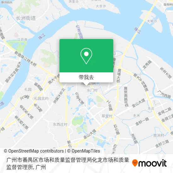 广州市番禺区市场和质量监督管理局化龙市场和质量监督管理所地图
